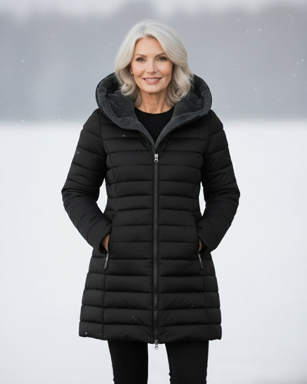 Julie | Fleece Lined Puffer Coat