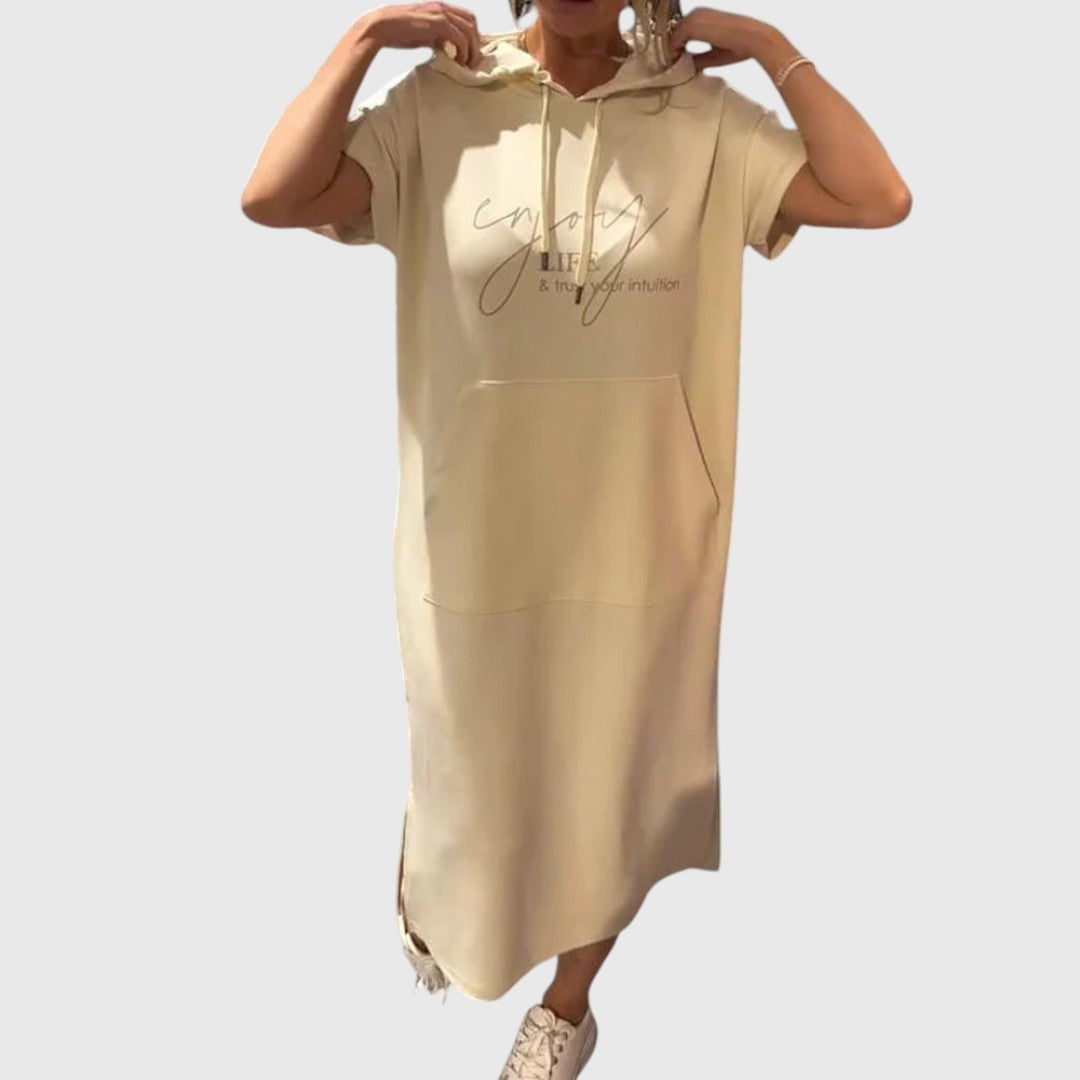 Angela - Casual Hoodie Dress