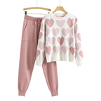 Amara™ – Heart Pattern Knit Set