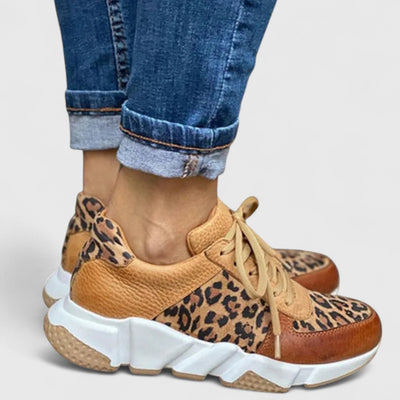 Ember - Comfortable Leopard Sneakers