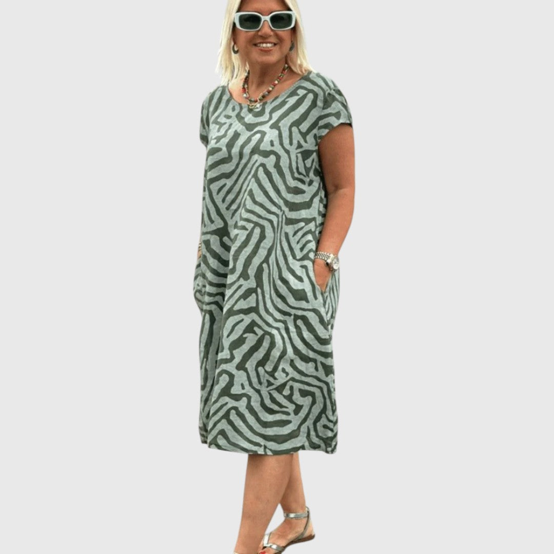 Dileys - Summer dress with round neck