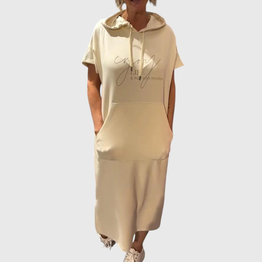 Angela - Casual Hoodie Dress