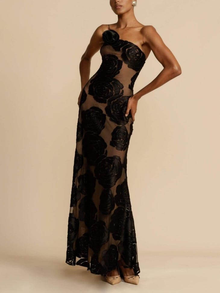 Harlowe | Chic Embroidered Gown