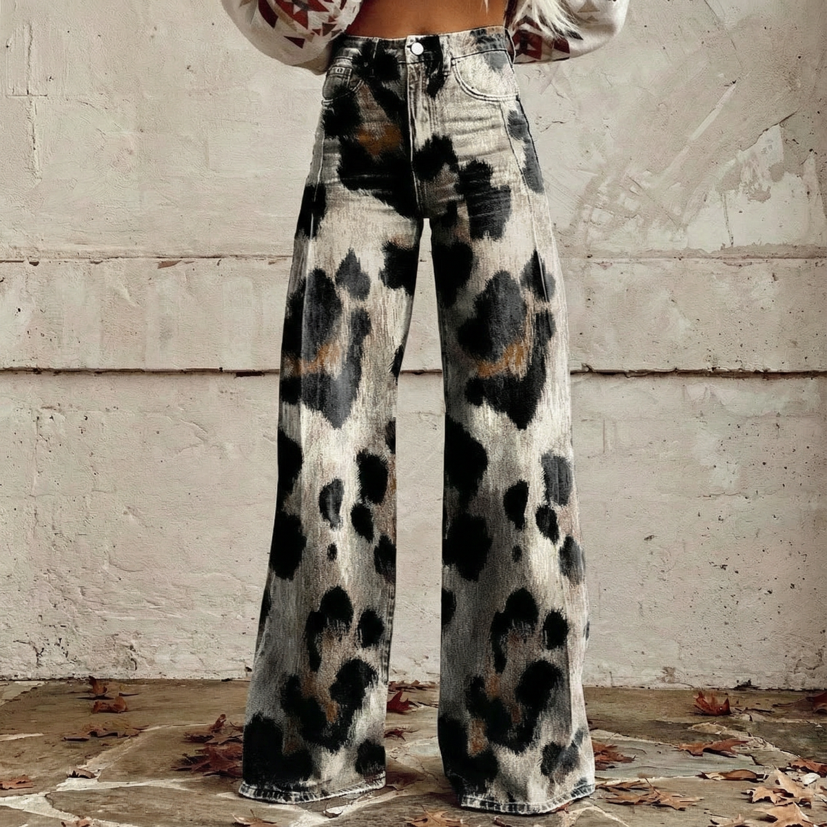Leona™ - Boho Easy-Fit Vintage Trousers