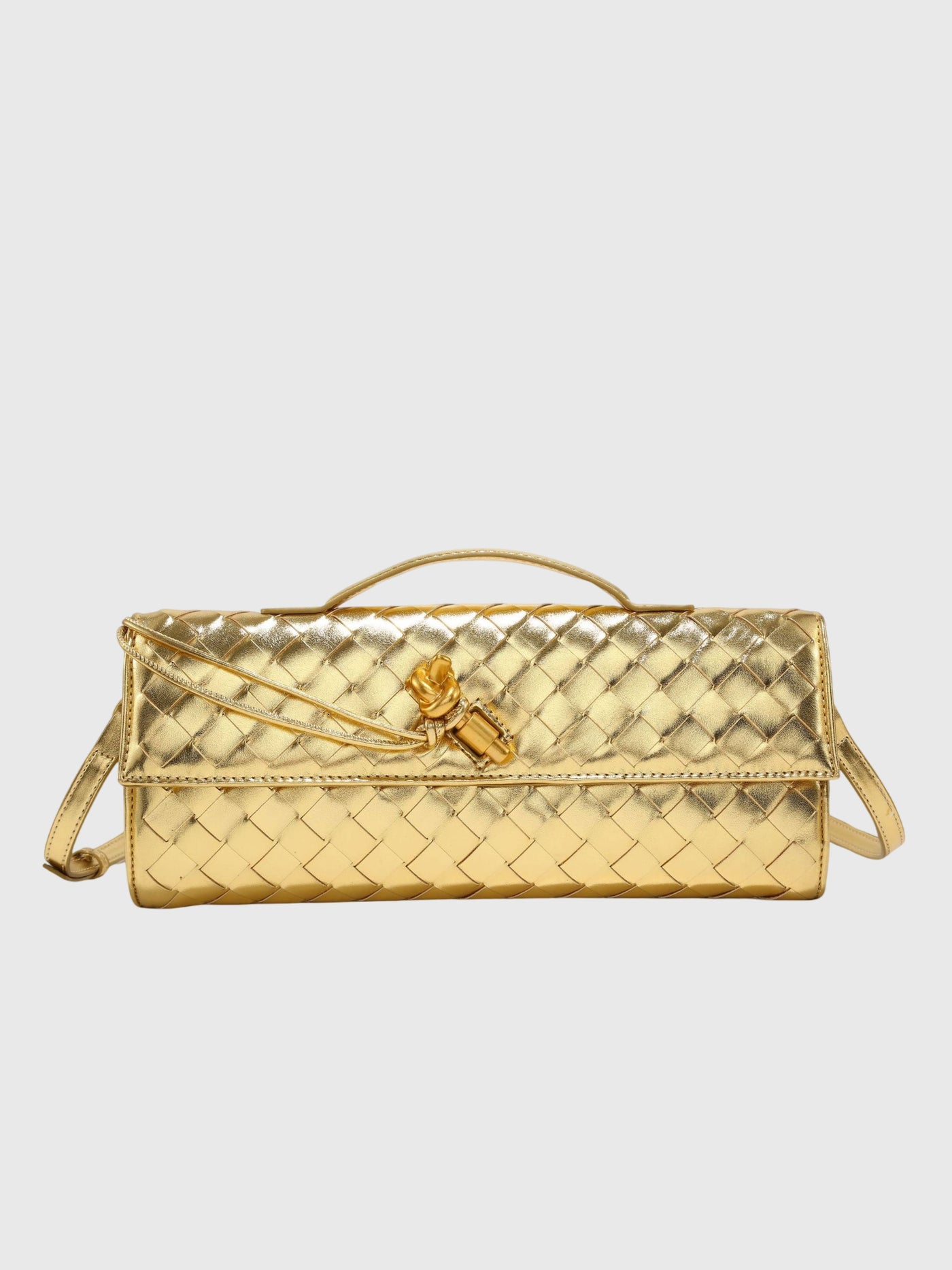 Camila | Luxe Slim Woven Clutch