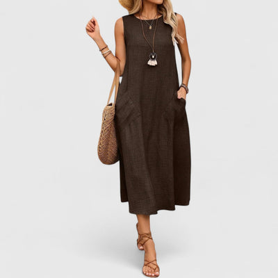 Shirley – Casual Sleeveless Dress