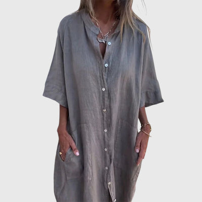 Jayne - Graceful Shirt Dress