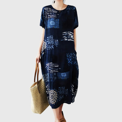 Andrea - Elegant Tummy Covering Maxi Dress