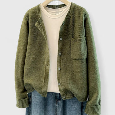 Clara - Casual Button-Up Cardigan