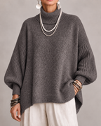 Women's Oversized Turtleneck Sweater