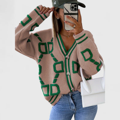 Cristine - Block Knit Cardigan