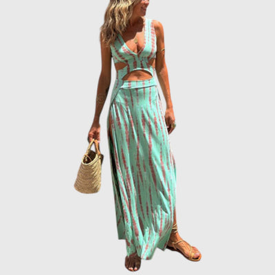 Nora - Plunge Cut-Out Dress