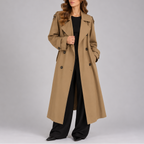 Women's Classic Long Trench Coat