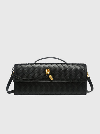 Camila | Luxe Slim Woven Clutch