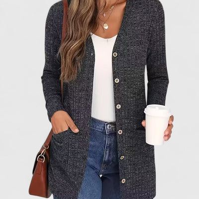 Lindsey - Comfortable V-Neck Cardigan