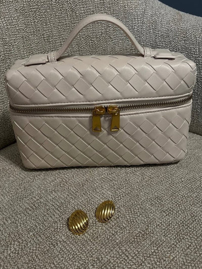 Juliette | Polished Structured Woven Bag