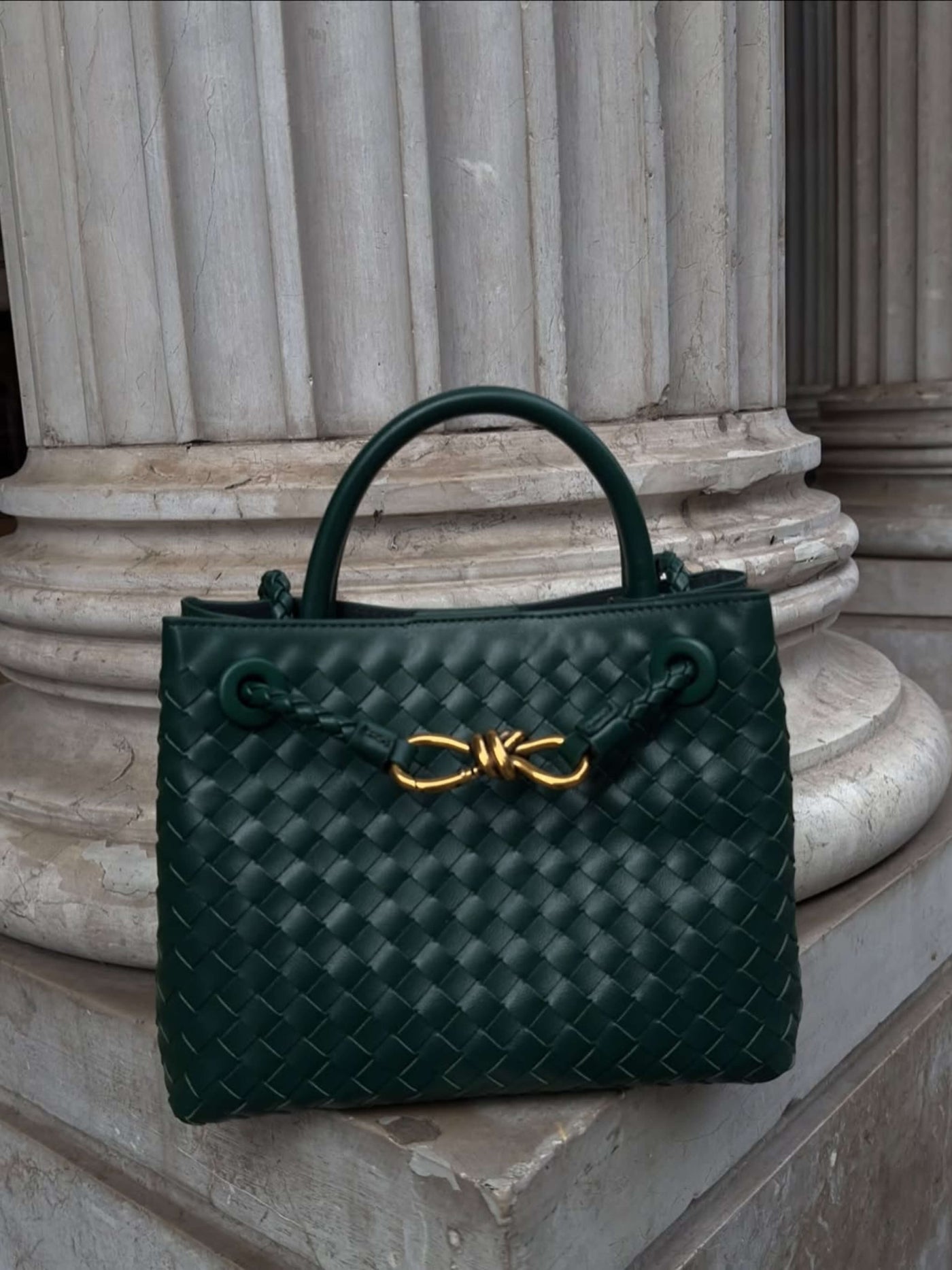 Eloise | Textured Compact Woven Bag