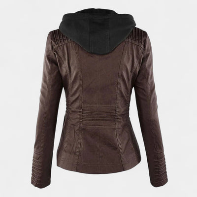 Rose™ - CHIC WEATHERPROOF EVERYDAY LEATHER JACKET