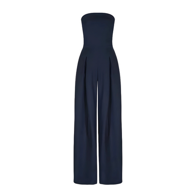 Rae - Elegant Strapless Jumpsuit with Wide Legs