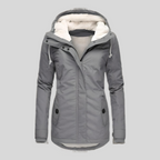 Liora | Long Jacket with Hood and Lining