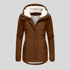 Liora | Long Jacket with Hood and Lining