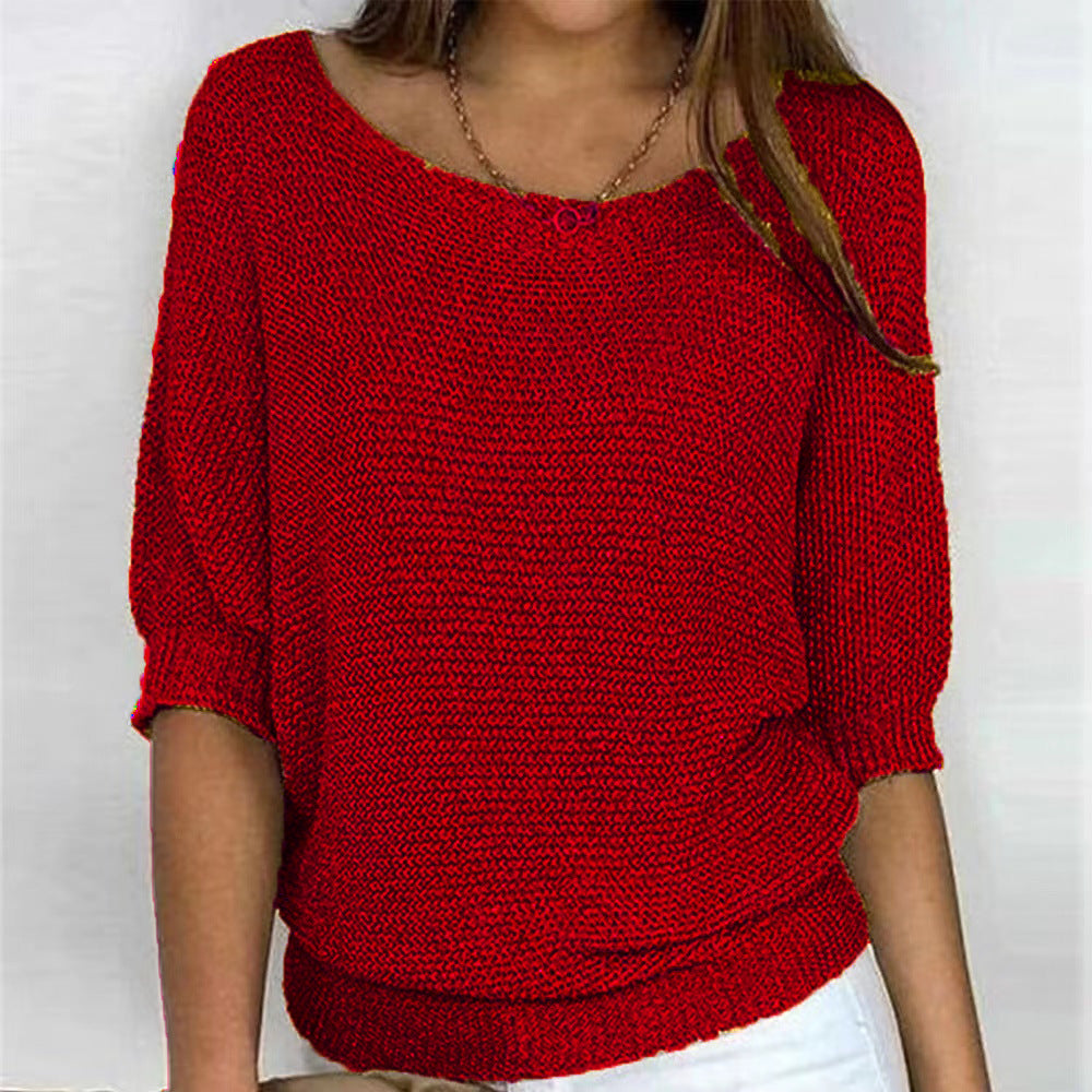 Seraphina | Three Quarter Sleeve Sweater