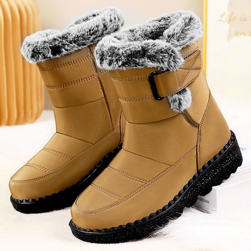 Anti-Slip Faux Fur Winter Boots