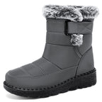 Anti-Slip Faux Fur Winter Boots