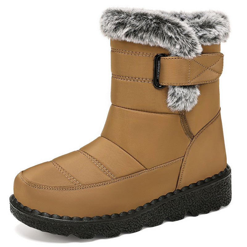 Anti-Slip Faux Fur Winter Boots