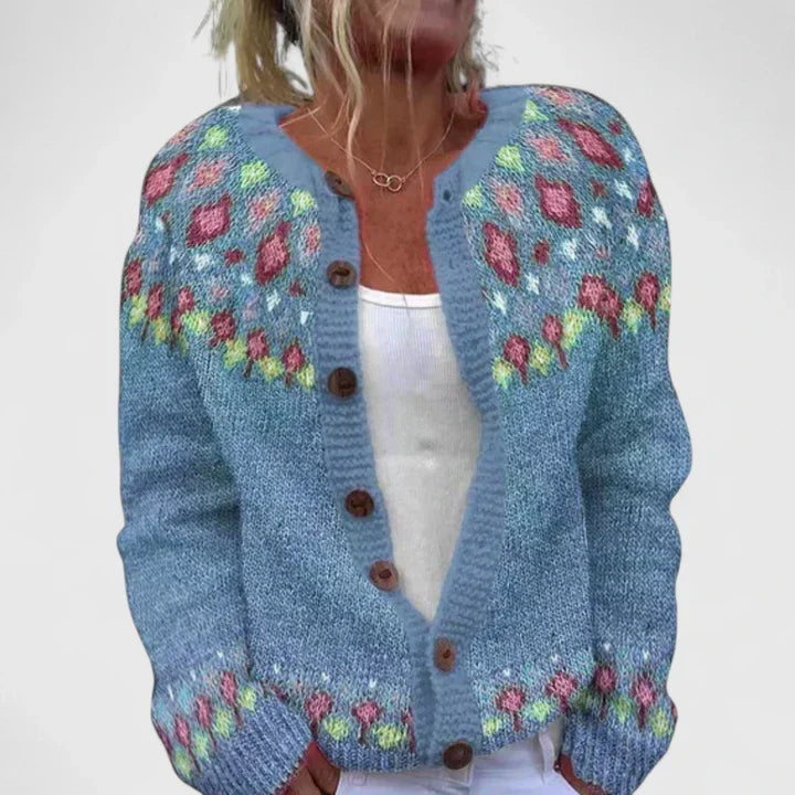 Liranya™ | Classic Patterned Cardigan