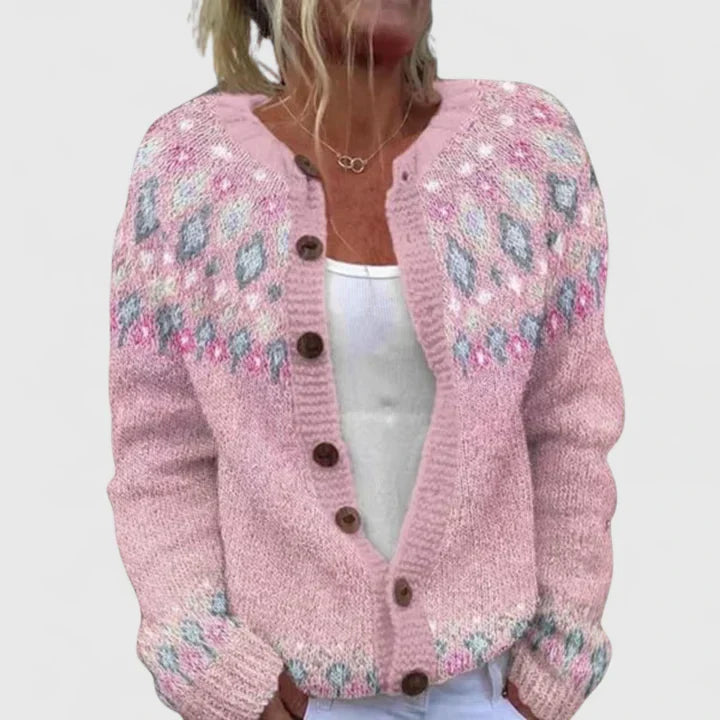 Liranya™ | Classic Patterned Cardigan