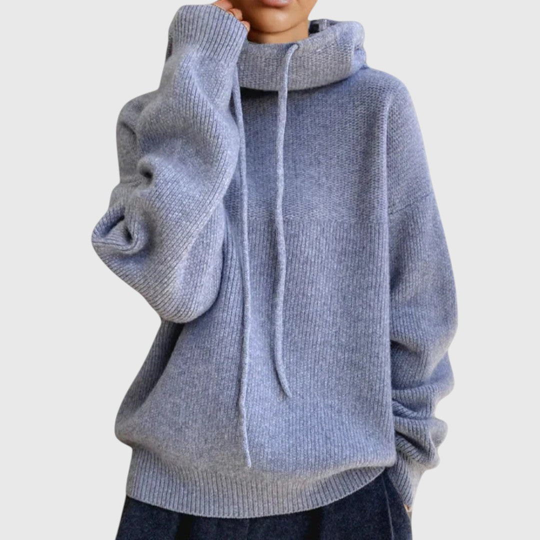 Eden - Drawstring Turtleneck Sweater
