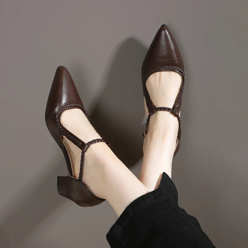 Valenti | Classic T-Strap Shoes