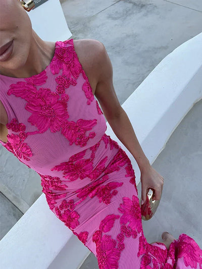 Norelle | Fuchsia Bloom Gown