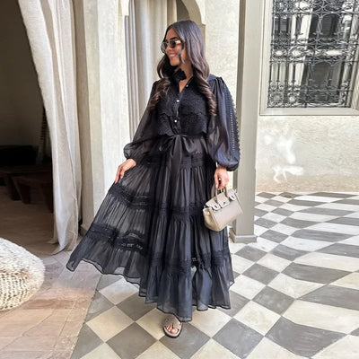 Lexi - Embroidery Maxi Dress