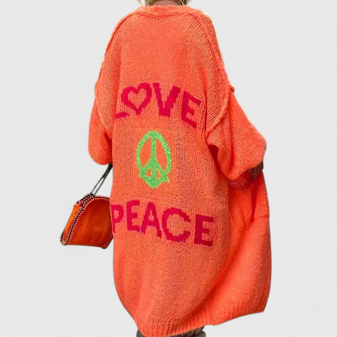 Yosha - Patchwork Knitted Cardigan