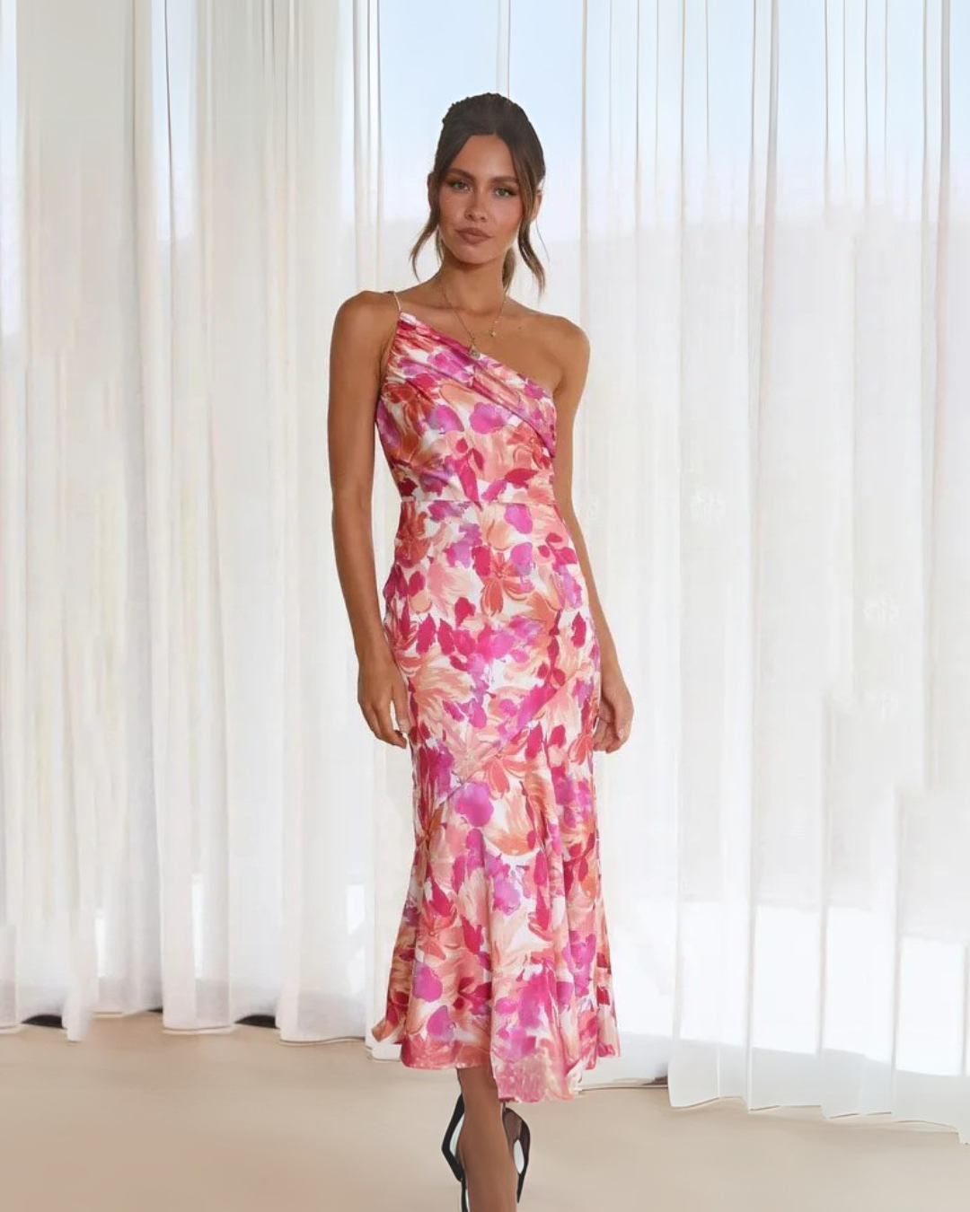 Zenobia | Petal Flame Dress