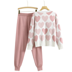 Amara™ – Heart Pattern Knit Set