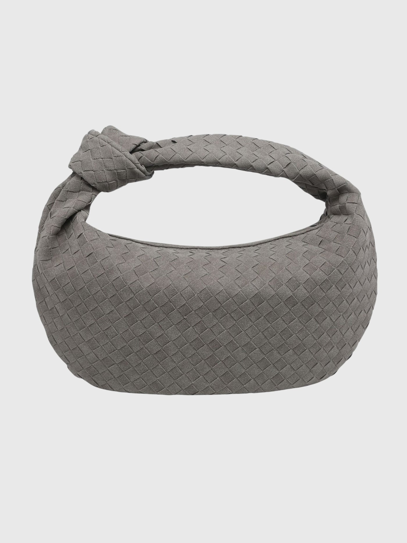 Celeste | Knotted Braided Medium Suede Bag