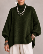 Women's Oversized Turtleneck Sweater