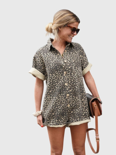 Clare - Leopard print dress