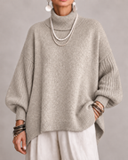 Women's Oversized Turtleneck Sweater