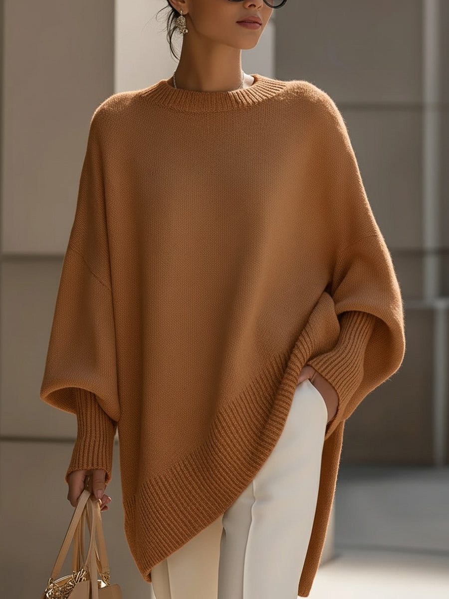 Carol | Mock-Neck Ribbed Quiet Sweater