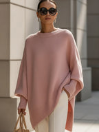 Carol | Mock-Neck Ribbed Quiet Sweater