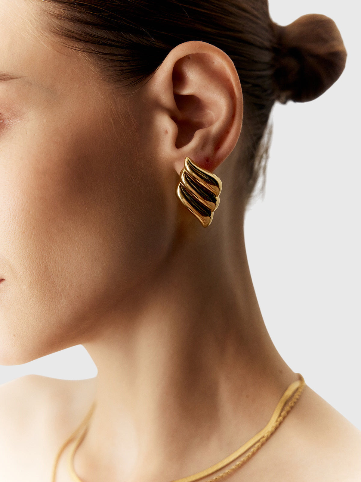 Aitana | Three Layer Wing Earrings