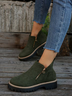 Women's Leopard Print Orthopaedic Ankle Boots
