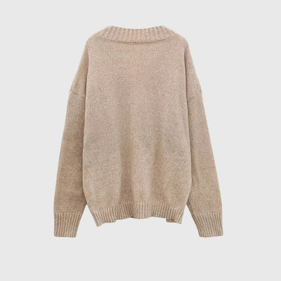 Carole - V-Neck Knitted Sweater