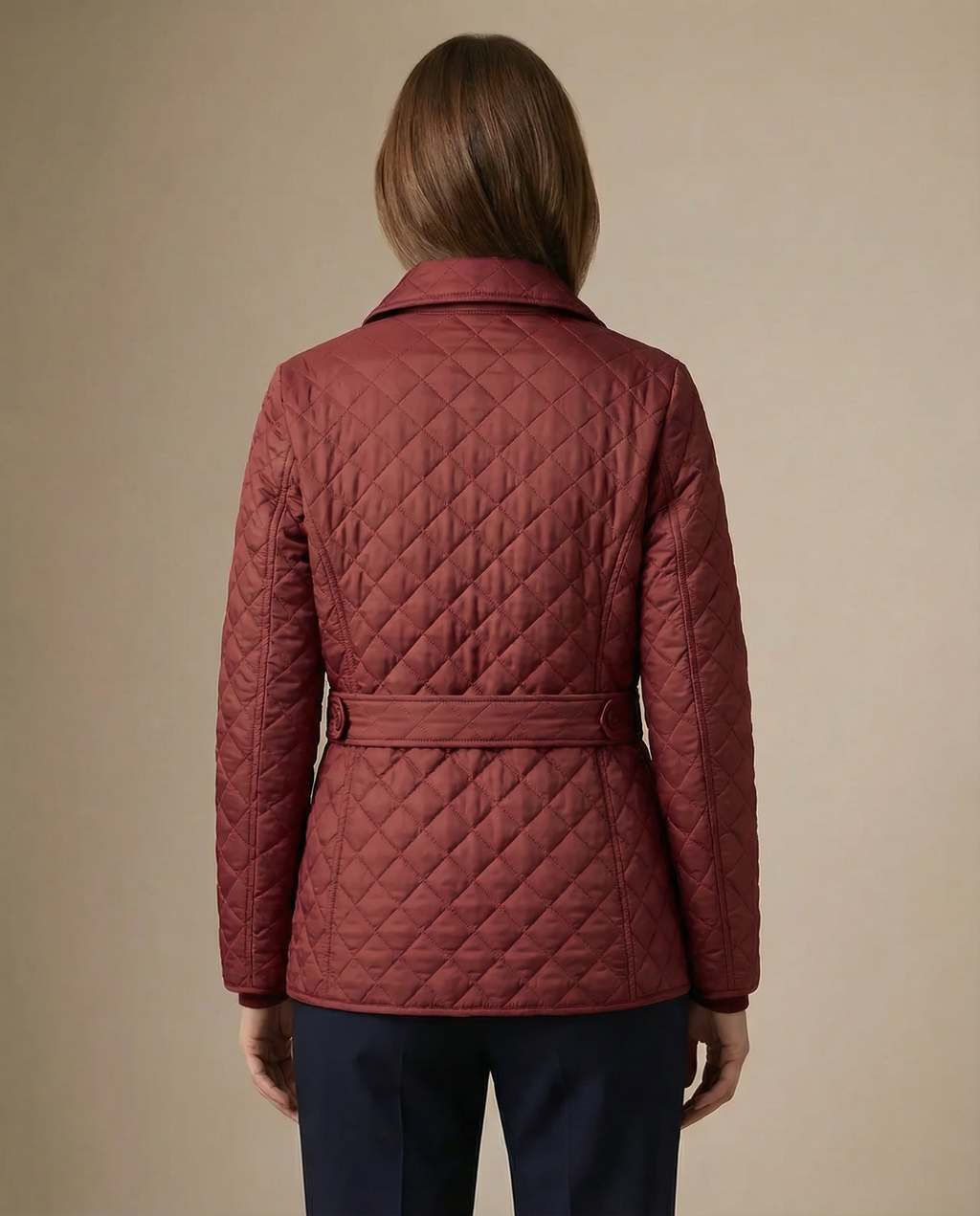 Quilted Button Up Jacket