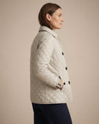 Quilted Button Up Jacket
