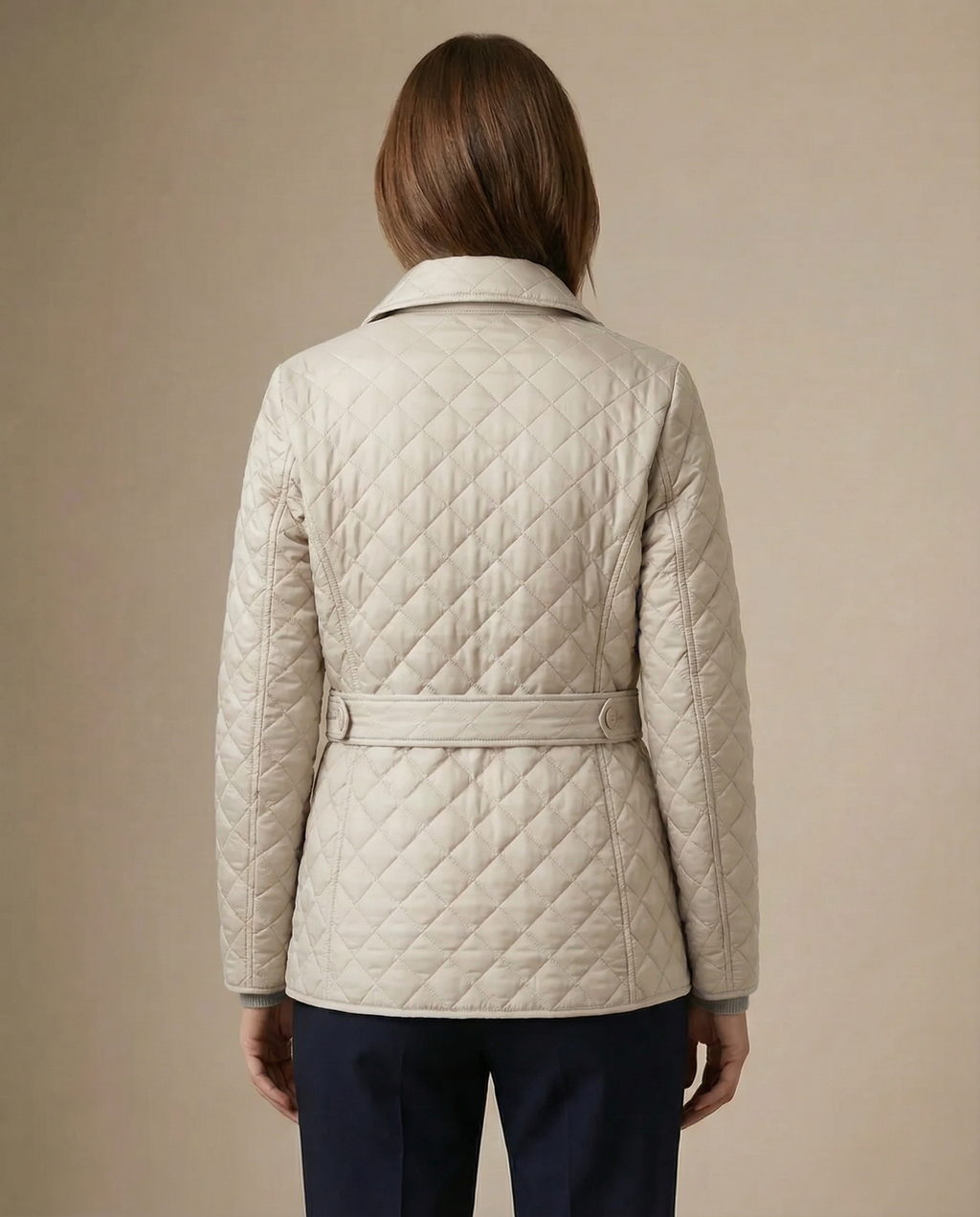 Quilted Button Up Jacket